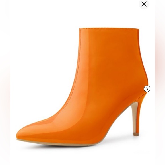 Allegra K Women's Pointed Toe Stiletto High Heel Ankle Boots size 8 - Picture 3 of 12